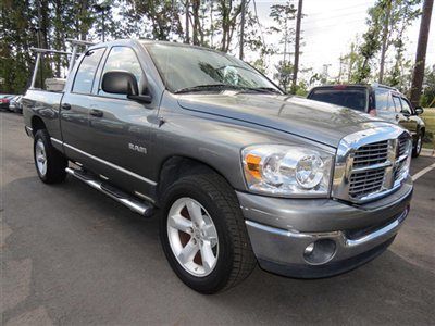 2008 dodge ram - 4x4, slt, quad cab, big horn, manual, v8, tool box, ladder rack