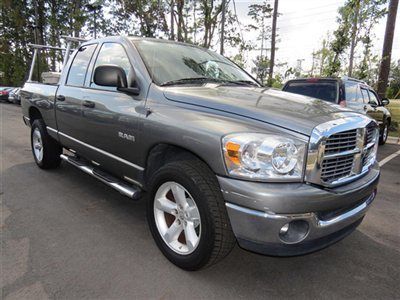 2008 dodge ram - 4x4, slt, quad cab, big horn, manual, v8, tool box, ladder rack