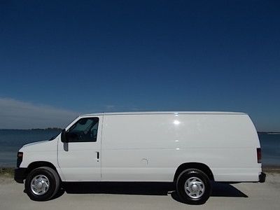 11 ford e-250 extended cargo - one owner florida van - clean carfax-no accidents