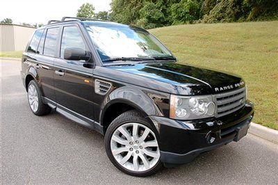 2006 range rover sport hse in black with ivory