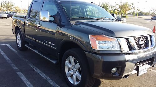 2008 nissan titan le crew 74k leather