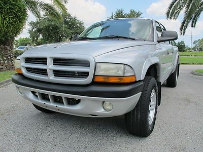 02 dakota sport crew cab 4 wheel drive clean truck &amp; runs great low reserve