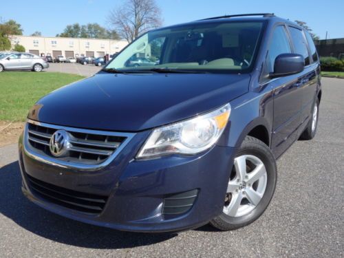 Volkswagen routan se sunroof backup camera 2 tv dvd 3rd row autocheck no reserve