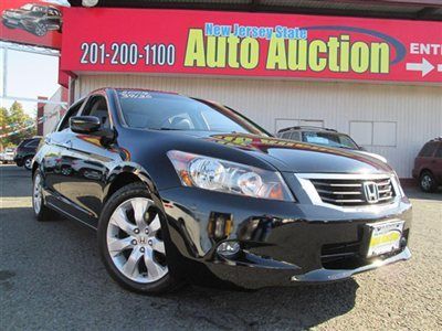 09 accord ex-l v6 sedan navigation leather sunroof carfax certified pre owned