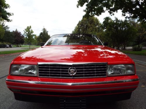 BEAUTIFUL - RARE 1992 CADILLAC ALLANTE ROADSTER 69K ACTUAL MILES RED NICE !!, US $11,950.00, image 5