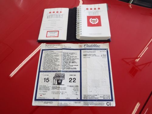 BEAUTIFUL - RARE 1992 CADILLAC ALLANTE ROADSTER 69K ACTUAL MILES RED NICE !!, US $11,950.00, image 11
