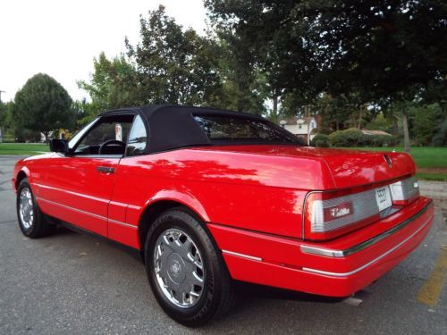 BEAUTIFUL - RARE 1992 CADILLAC ALLANTE ROADSTER 69K ACTUAL MILES RED NICE !!, US $11,950.00, image 14