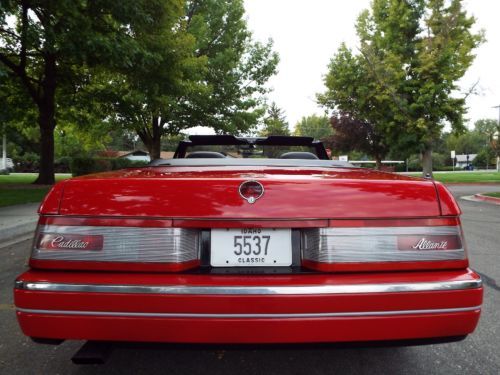 BEAUTIFUL - RARE 1992 CADILLAC ALLANTE ROADSTER 69K ACTUAL MILES RED NICE !!, US $11,950.00, image 16