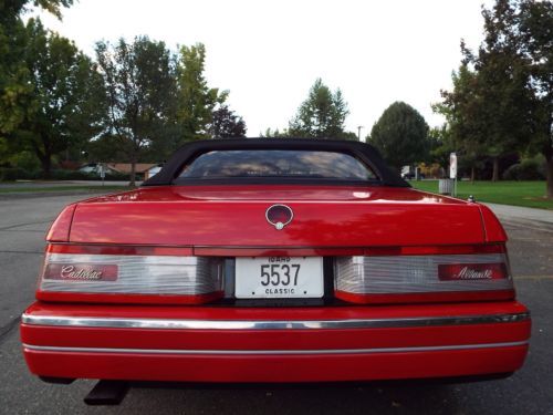 BEAUTIFUL - RARE 1992 CADILLAC ALLANTE ROADSTER 69K ACTUAL MILES RED NICE !!, US $11,950.00, image 17
