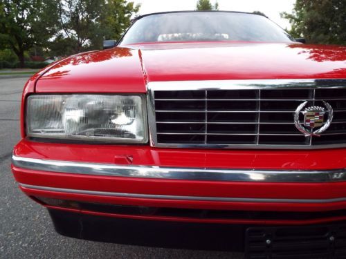 BEAUTIFUL - RARE 1992 CADILLAC ALLANTE ROADSTER 69K ACTUAL MILES RED NICE !!, US $11,950.00, image 26