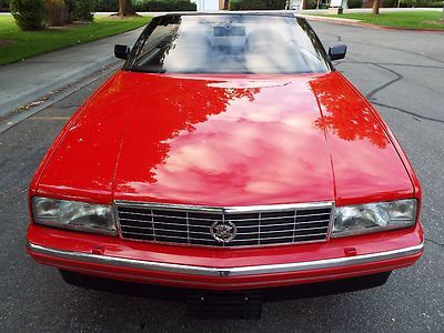 BEAUTIFUL - RARE 1992 CADILLAC ALLANTE ROADSTER 69K ACTUAL MILES RED NICE !!, US $11,950.00, image 30