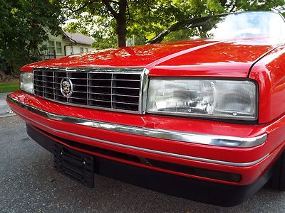 BEAUTIFUL - RARE 1992 CADILLAC ALLANTE ROADSTER 69K ACTUAL MILES RED NICE !!, US $11,950.00, image 32