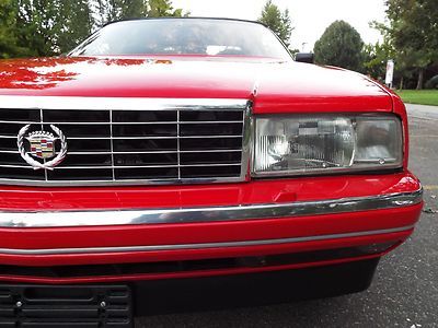 BEAUTIFUL - RARE 1992 CADILLAC ALLANTE ROADSTER 69K ACTUAL MILES RED NICE !!, US $11,950.00, image 33