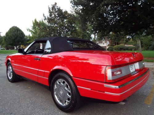 BEAUTIFUL - RARE 1992 CADILLAC ALLANTE ROADSTER 69K ACTUAL MILES RED NICE !!, US $11,950.00, image 38