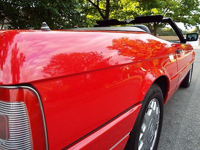 BEAUTIFUL - RARE 1992 CADILLAC ALLANTE ROADSTER 69K ACTUAL MILES RED NICE !!, US $11,950.00, image 45