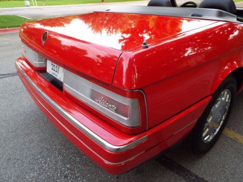 BEAUTIFUL - RARE 1992 CADILLAC ALLANTE ROADSTER 69K ACTUAL MILES RED NICE !!, US $11,950.00, image 46