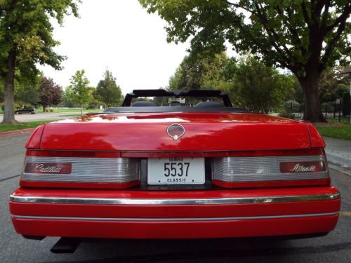 BEAUTIFUL - RARE 1992 CADILLAC ALLANTE ROADSTER 69K ACTUAL MILES RED NICE !!, US $11,950.00, image 51