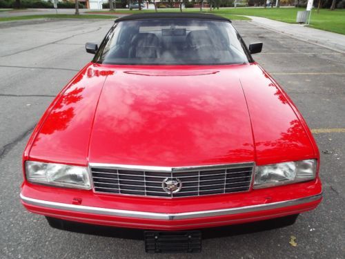BEAUTIFUL - RARE 1992 CADILLAC ALLANTE ROADSTER 69K ACTUAL MILES RED NICE !!, US $11,950.00, image 55