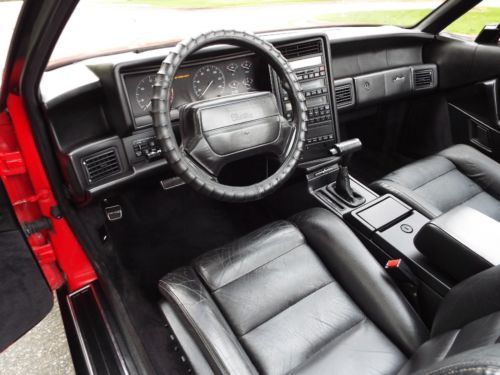 BEAUTIFUL - RARE 1992 CADILLAC ALLANTE ROADSTER 69K ACTUAL MILES RED NICE !!, US $11,950.00, image 62