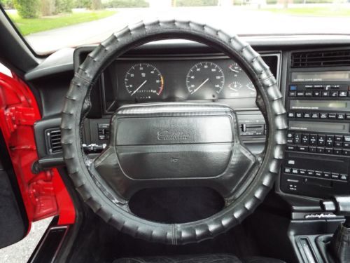 BEAUTIFUL - RARE 1992 CADILLAC ALLANTE ROADSTER 69K ACTUAL MILES RED NICE !!, US $11,950.00, image 63