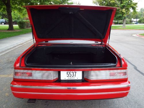BEAUTIFUL - RARE 1992 CADILLAC ALLANTE ROADSTER 69K ACTUAL MILES RED NICE !!, US $11,950.00, image 82