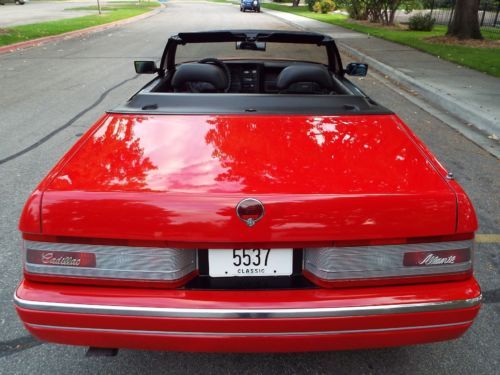 BEAUTIFUL - RARE 1992 CADILLAC ALLANTE ROADSTER 69K ACTUAL MILES RED NICE !!, US $11,950.00, image 93