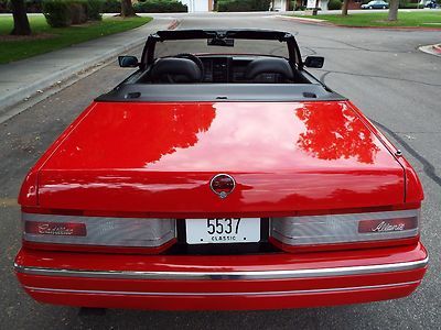 BEAUTIFUL - RARE 1992 CADILLAC ALLANTE ROADSTER 69K ACTUAL MILES RED NICE !!, US $11,950.00, image 97