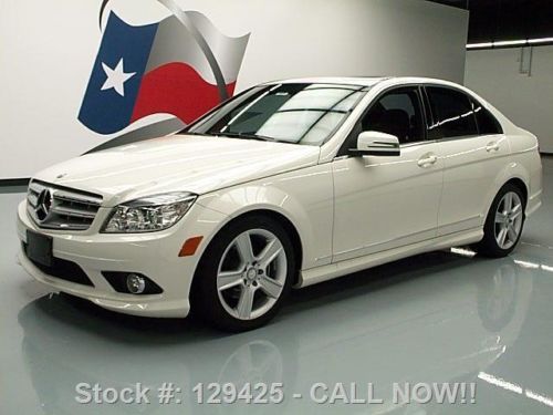 2010 mercedes-benz c300 awd sunroof htd leather 26k mi texas direct auto