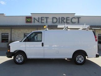 2007 2500 cargo van weatherguard bins 1 own ladder rack net direct autos texas