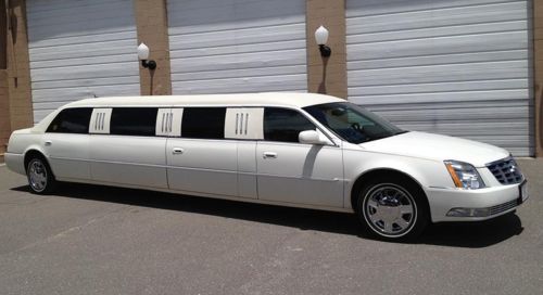 2007 cadillac dts high top eight passenger five door limousine built by lcw