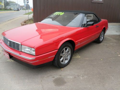 1992 cadillac allante convertible w/ rare analog gauges