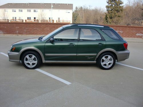 2002 subaru impreza outback wagon 4-door 2.5l awd super low miles 36,000