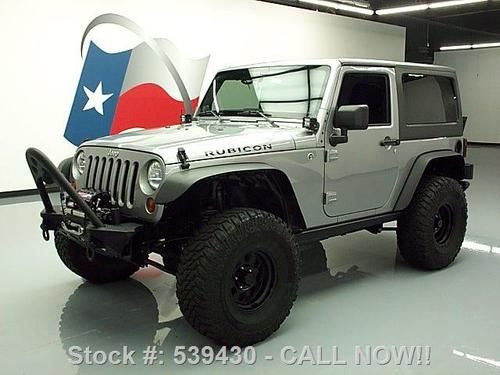 2013 jeep wrangler 4x4 rubicon convertible winch 17k mi texas direct auto