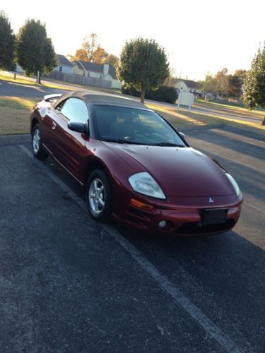2005 mitsubishi eclipse spyder gs convertible 2-door 2.4l  *** no reserve***