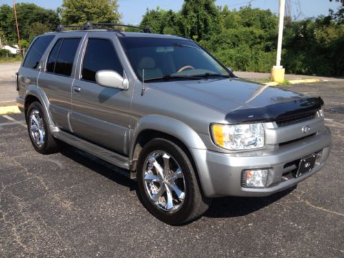 2001 infiniti qx4 20 inch wheels!  perfect interior!  phenomenal! nr no reserve