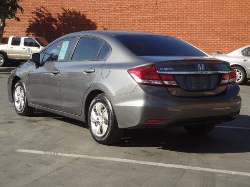 2013 Honda Civic LX Sedan Damaged Rebuilder RUNS! Cooling Good Only 12K Miles, US $9,450.00, image 3