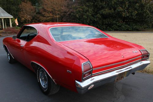 1969 CHEVELLE...NICE RED PAINT....GOOD BLACK INTERIOR....V8....AUTOMATIC, US $14,800.00, image 2