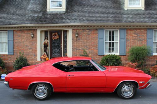 1969 CHEVELLE...NICE RED PAINT....GOOD BLACK INTERIOR....V8....AUTOMATIC, US $14,800.00, image 7