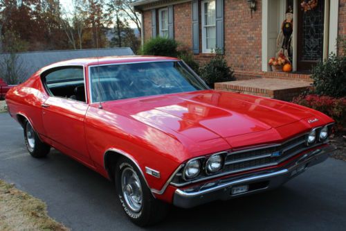 1969 CHEVELLE...NICE RED PAINT....GOOD BLACK INTERIOR....V8....AUTOMATIC, US $14,800.00, image 8