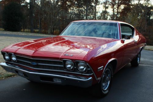 1969 CHEVELLE...NICE RED PAINT....GOOD BLACK INTERIOR....V8....AUTOMATIC, US $14,800.00, image 12