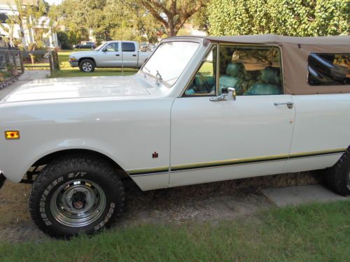 1978 international harvester scout conv.traveler - off frame restoration 304 v8