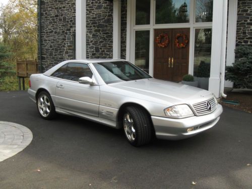 2002 mercedes benz sl500 silver arrow edition