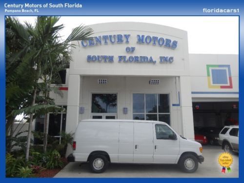 2003 ford e-150 cargo van 5.4l v8 auto low mileage clean carfax  new tires