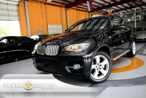 11 bmw x6 50i sport awd 1-own 46k nav moonroof pdc running boards