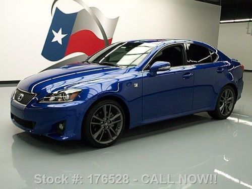 2012 lexus is 250 f sport sunroof nav rear cam 18&#039;s 18k texas direct auto
