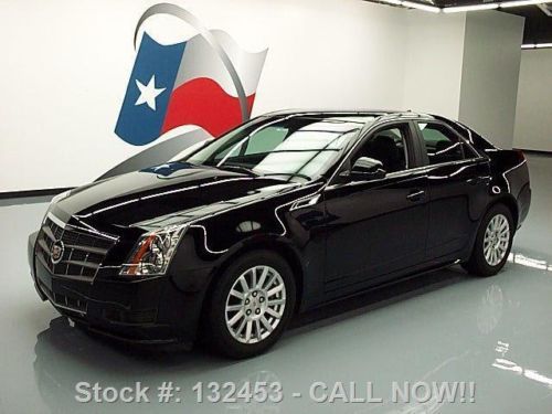 2011 cadillac cts 3.0 sedan automatic blk on blk 19k mi texas direct auto