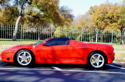 2004 ferrari 360 spider convertible 2-door 3.6l