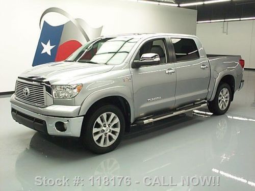 2012 toyota tundra platinum crewmax sunroof nav 23k mi texas direct auto