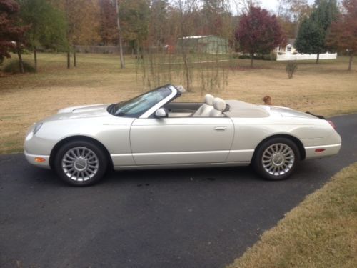 2005 ford thunderbird 50th anniversary cashmere edition, 17k miles!!