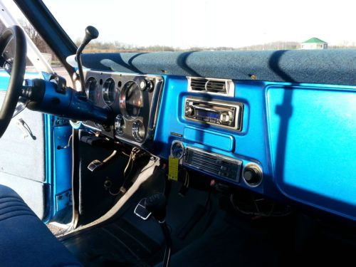 LIFTED 1971 CHEVY K-20 4X4! CORVETTE FUEL INJECTED LT1! AIR CONDITIONING! NO RES, image 15